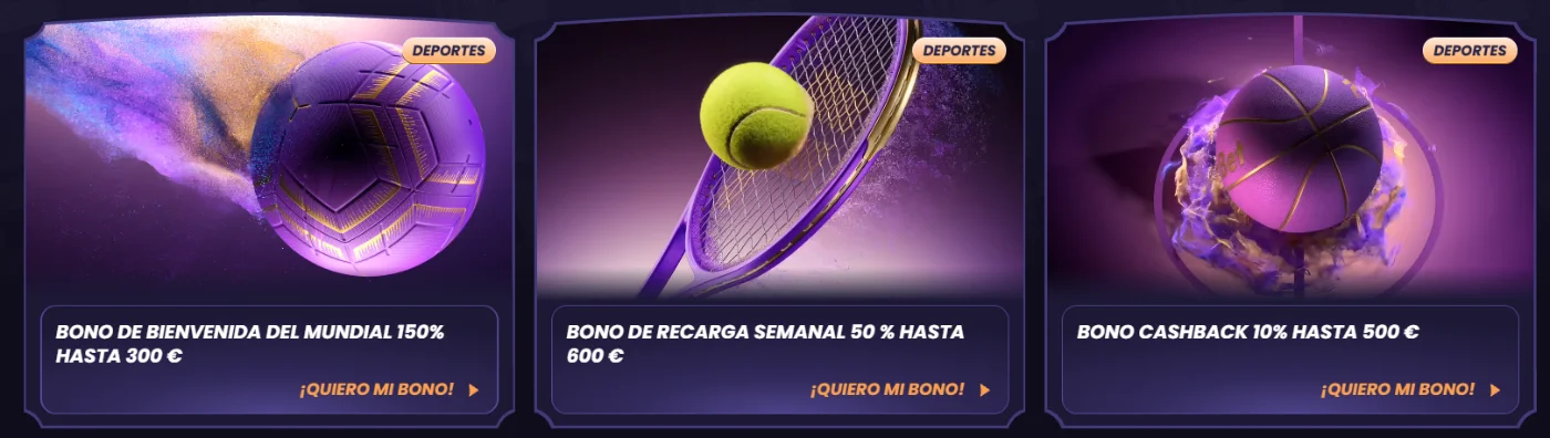 FunBet Casino Bonos Deportivos y Cashback FunBet Casino promociones deportivas con bono de bienvenida, recarga semanal y cashback